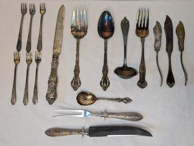 Antique Silverplate Flatware
