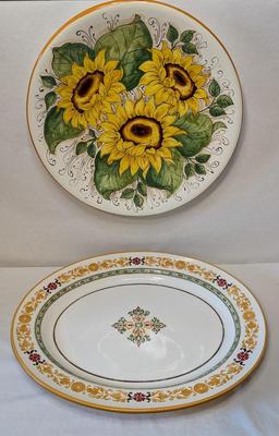 Dipinto A Mano & Williams Sonoma Platters