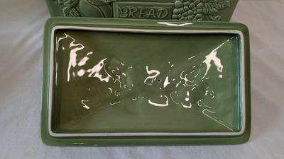 Jay Willfred Portugal Ceramic Bread Box and Cheese Plate