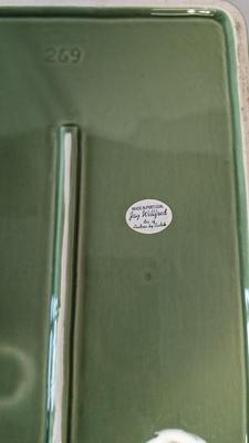 Jay Willfred Portugal Ceramic Bread Box and Cheese Plate