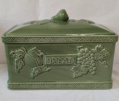 Jay Willfred Portugal Ceramic Bread Box and Cheese Plate