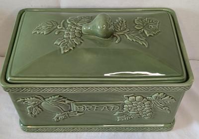 Jay Willfred Portugal Ceramic Bread Box and Cheese Plate