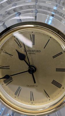 Bulova Indiana University and Waterford Crystal Mantle Clocks