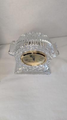 Bulova Indiana University and Waterford Crystal Mantle Clocks