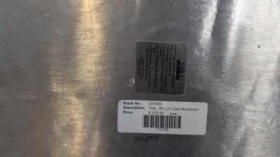 Cast Aluminum Trays