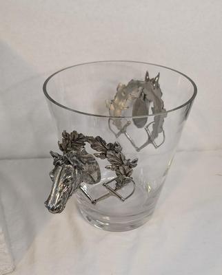 Vagabond House Horse Head Ice Bucket and Oleg Cassini Tea Lights