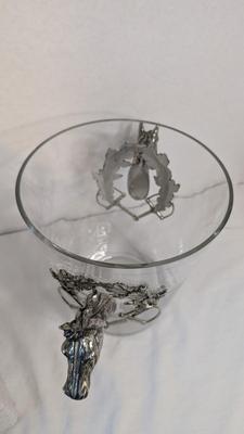 Vagabond House Horse Head Ice Bucket and Oleg Cassini Tea Lights