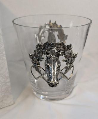 Vagabond House Horse Head Ice Bucket and Oleg Cassini Tea Lights