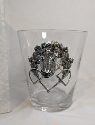 Vagabond House Horse Head Ice Bucket and Oleg Cassini Tea Lights