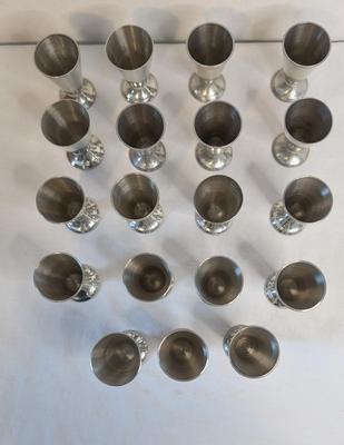 Stieff Pewter Cordial P58 Goblets