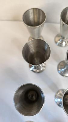 Stieff Pewter Cordial P58 Goblets
