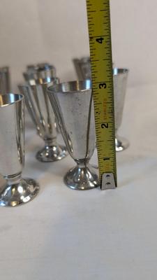 Stieff Pewter Cordial P58 Goblets