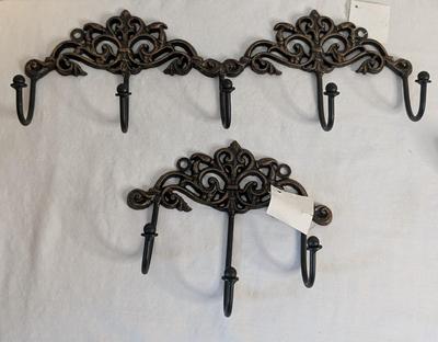 Decorative Hooks and Longhorn Door Knocker