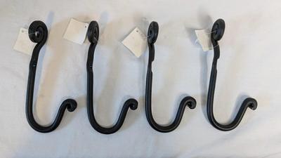 Decorative Hooks and Longhorn Door Knocker