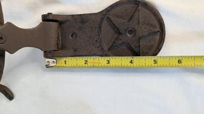 Decorative Hooks and Longhorn Door Knocker