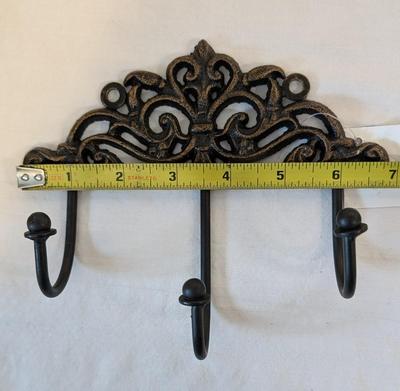 Decorative Hooks and Longhorn Door Knocker