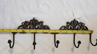 Decorative Hooks and Longhorn Door Knocker