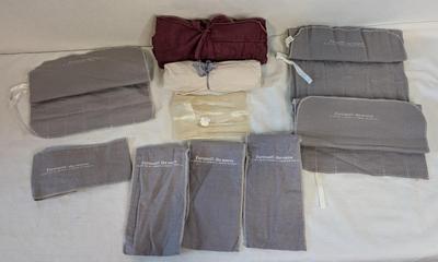 Pearl Handle Utensils and Silverware Sleeves