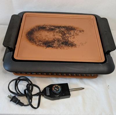 Gotham Steel Electric Grill w/ Kitchen Essentials