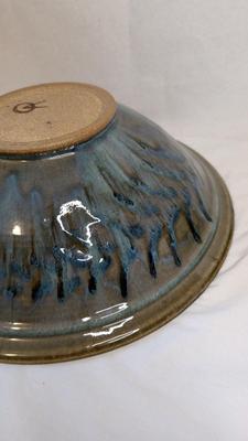 Oversized Santa Fe Pottery Bowl w/ Faux Artichokes