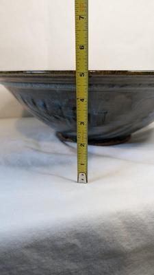 Oversized Santa Fe Pottery Bowl w/ Faux Artichokes