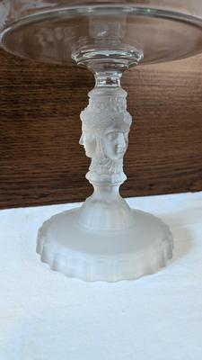 Duncan and Miller 3 Face Compote Dish and Verlys Vase