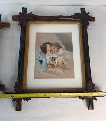 Marshall, Field & Co Antique Children Framed Art