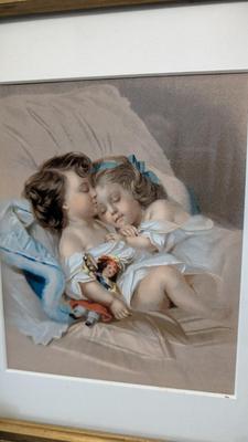 Marshall, Field & Co Antique Children Framed Art