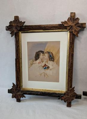 Marshall, Field & Co Antique Children Framed Art
