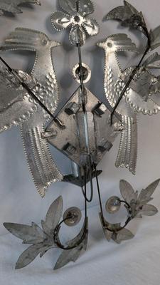 Ford Ruthling Style Birds Of Paradise Tin Sconces
