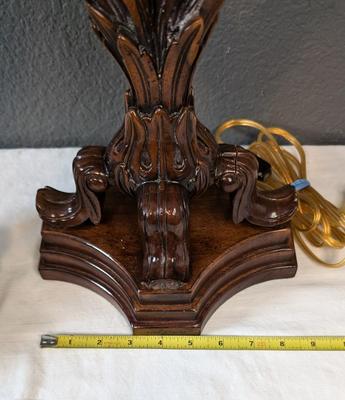 Theodore Alexander Carved Wood Lamps