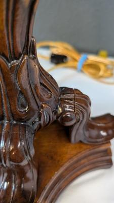 Theodore Alexander Carved Wood Lamps