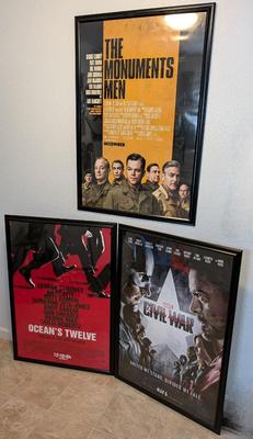 Framed Action Movie Posters