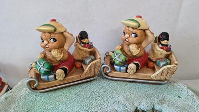 Pendelfin Christmas Island and Assorted Winter Rabbits