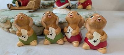 Pendelfin Christmas Island and Assorted Winter Rabbits