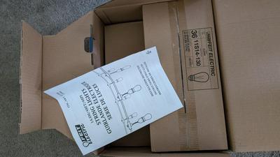 Fier Electric Patio String Light Set