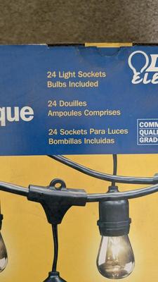 Fier Electric Patio String Light Set