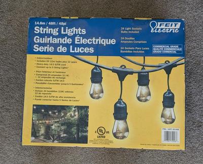 Fier Electric Patio String Light Set