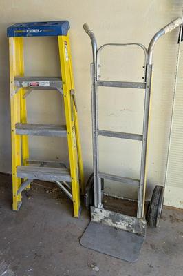Werner Ladder and Milwaukee Dolly