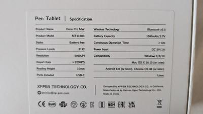XP Pen Deco Pro MW Tablet
