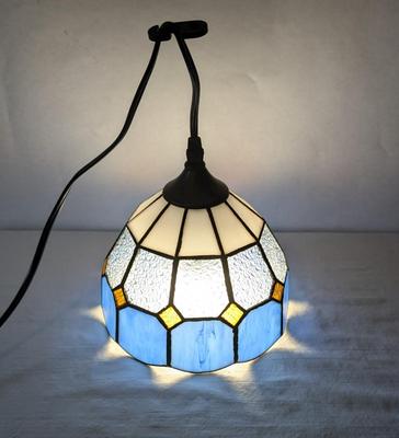 Small Stained Glass Swag Lamp