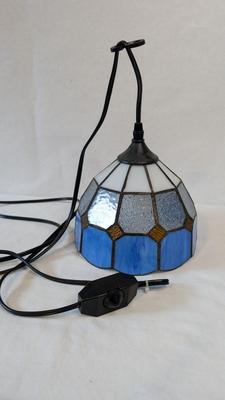 Small Stained Glass Swag Lamp