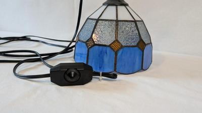 Small Stained Glass Swag Lamp