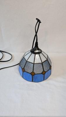 Small Stained Glass Swag Lamp
