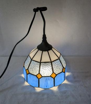 Small Stained Glass Swag Lamp