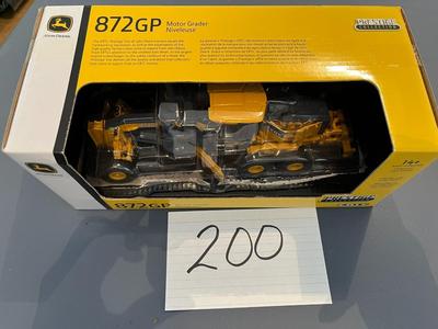 John Deere Prestige Collection 872 GP Motor Grader 1/50 Die Cast Metal Replica