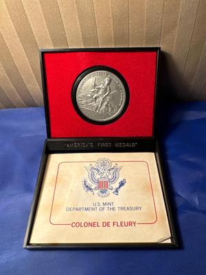 Americas first medals COLONEL DE FLEURY US MINT