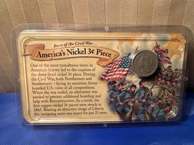 1865 III PIECE NICKEL UNCIRCULATED