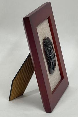 Tiki God Pendant Mounted and Framed