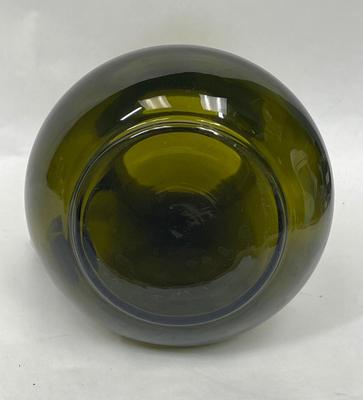 MCM Avocado Green glass Pitcher Mid-Century Modern